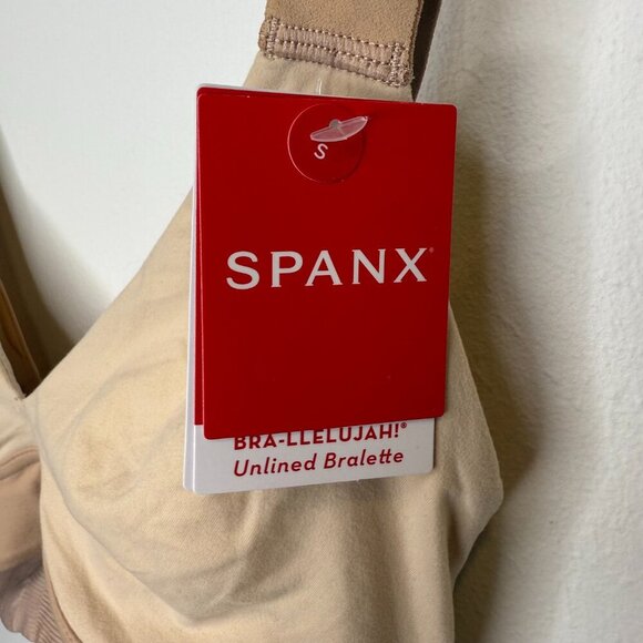 New Spanx SPANX smooth Bra-llelujah! Unlined Bralette in Nude Size Small - Picture 6 of 12